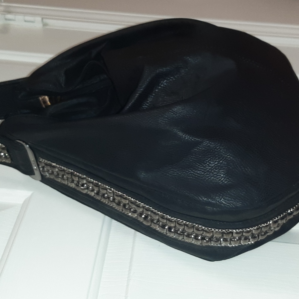🛍Imoshion Beaded Bag-Vegan Leather Nice! Beautifully Blinged🛍